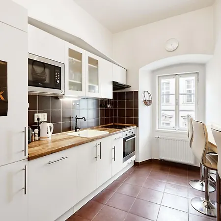 At The Blue Lion & Parking Assistance Apartment Prague