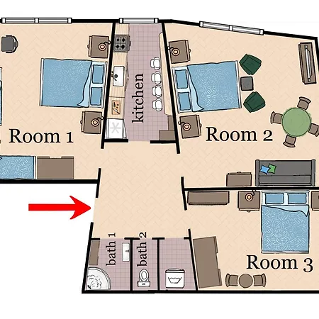 Apartment At The Blue Lion & Parking Assistance